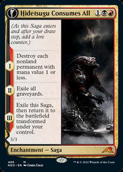 Hidetsugu Consumes All // Vessel of the All-Consuming (Extended) [Kamigawa: Neon Dynasty] (NEO 486)