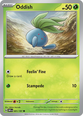 Oddish (001/108) [Scarlet & Violet: Obsidian Flames]