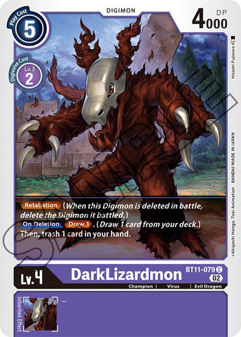 DarkLizardmon [BT11-079] [Dimensional Phase]