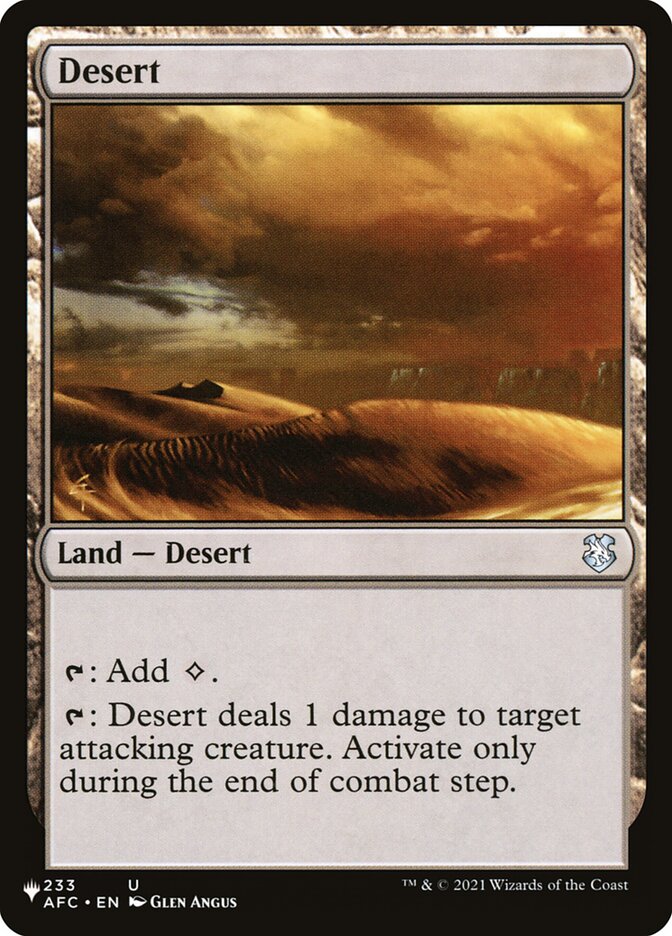 Desert [The List] (LAFC 233)