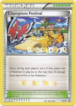 Champions Festival XY27 2014 Top Sixteen (XY27) [XY: Black Star Promos]