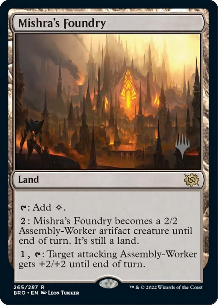 Mishra's Foundry [The Brothers' War: Promo Pack]