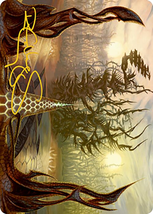 Thornglint Bridge Art Card (Gold-Stamped Signature) [Modern Horizons 2 Art Series] (AMH2 81)