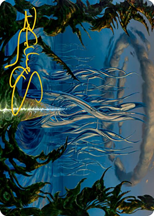 Tanglepool Bridge Art Card (Gold-Stamped Signature) [Modern Horizons 2 Art Series] (AMH2 80)