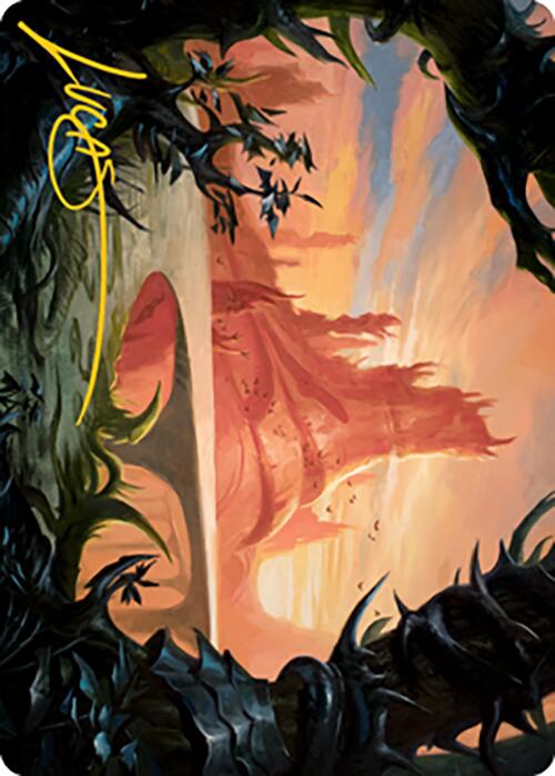 Slagwoods Bridge Art Card (Gold-Stamped Signature) [Modern Horizons 2 Art Series] (AMH2 79)