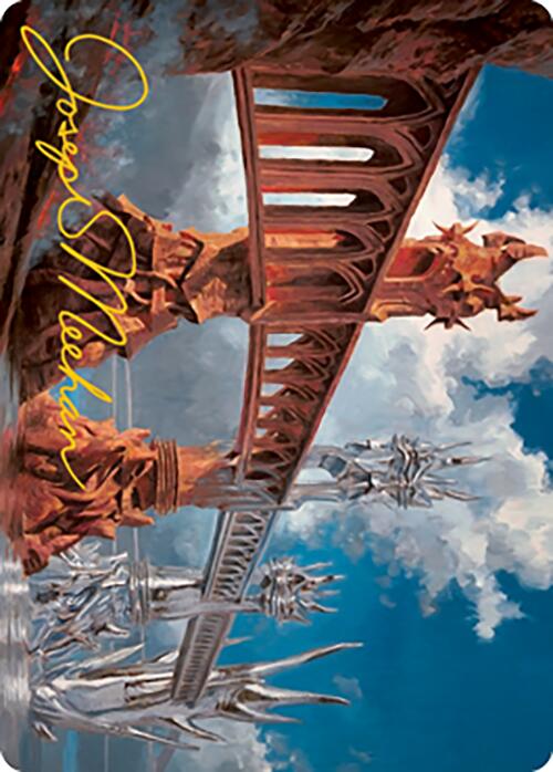 Silverbluff Bridge Art Card (Gold-Stamped Signature) [Modern Horizons 2 Art Series] (AMH2 78)