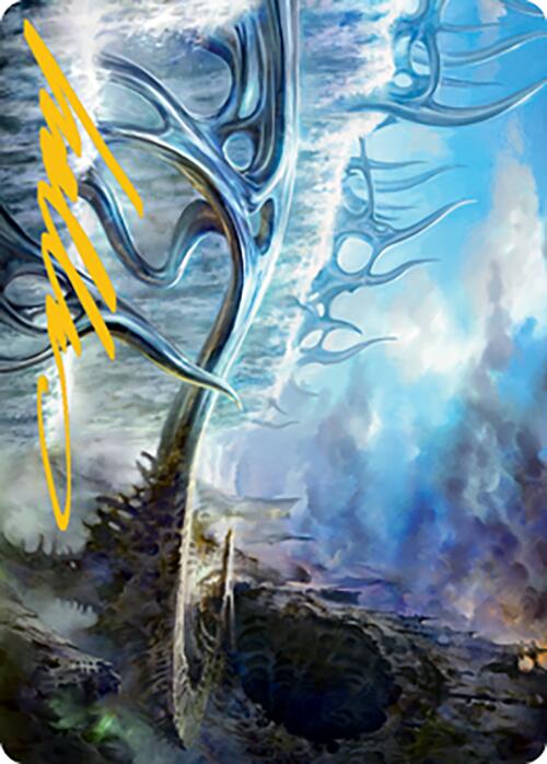Mistvault Bridge Art Card (Gold-Stamped Signature) [Modern Horizons 2 Art Series] (AMH2 75)