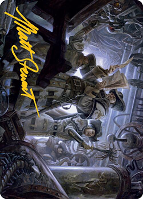 Search the Premises Art Card (Gold-Stamped Signature) [Modern Horizons 2 Art Series] (AMH2 7)