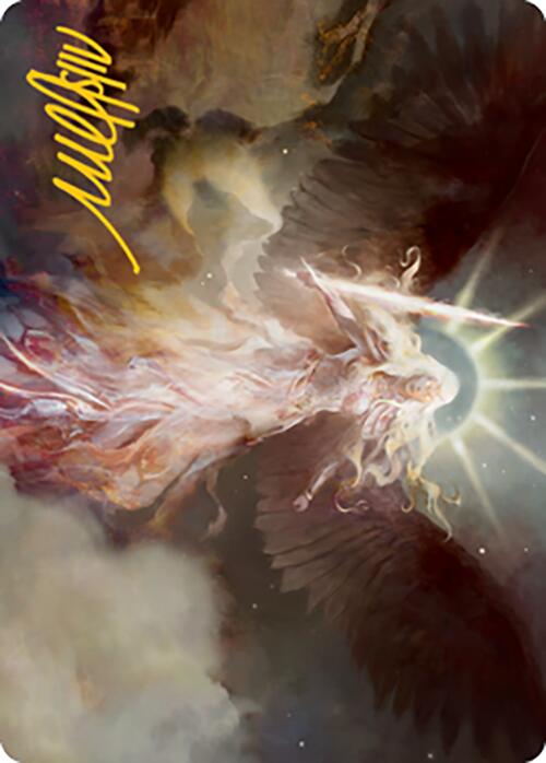 Serra's Emissary Art Card (Gold-Stamped Signature) [Modern Horizons 2 Art Series] (AMH2 8)