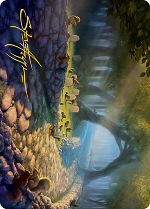 Squirrel Sanctuary Art Card (Gold-Stamped Signature) [Modern Horizons 2 Art Series] (AMH2 70)