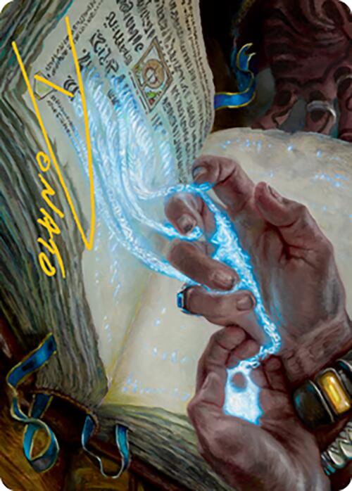 Mystic Redaction Art Card (Gold-Stamped Signature) [Modern Horizons 2 Art Series] (AMH2 16)