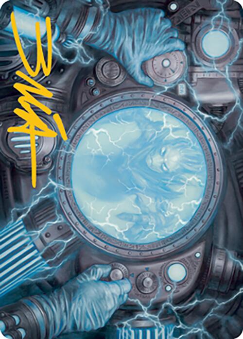 Recalibrate Art Card (Gold-Stamped Signature) [Modern Horizons 2 Art Series] (AMH2 17)