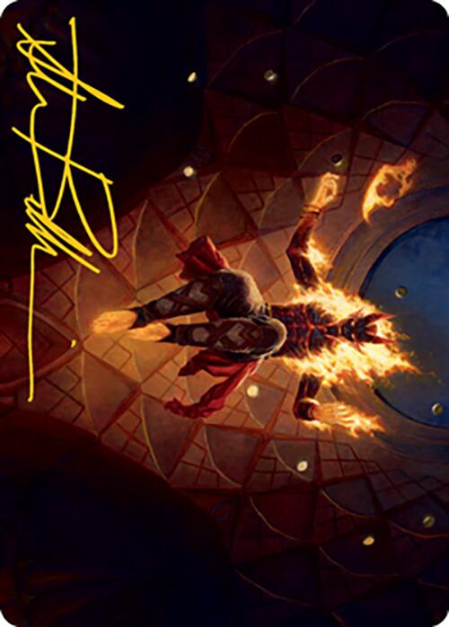 Yusri, Fortune's Flame Art Card (Gold-Stamped Signature) [Modern Horizons 2 Art Series] (AMH2 60)