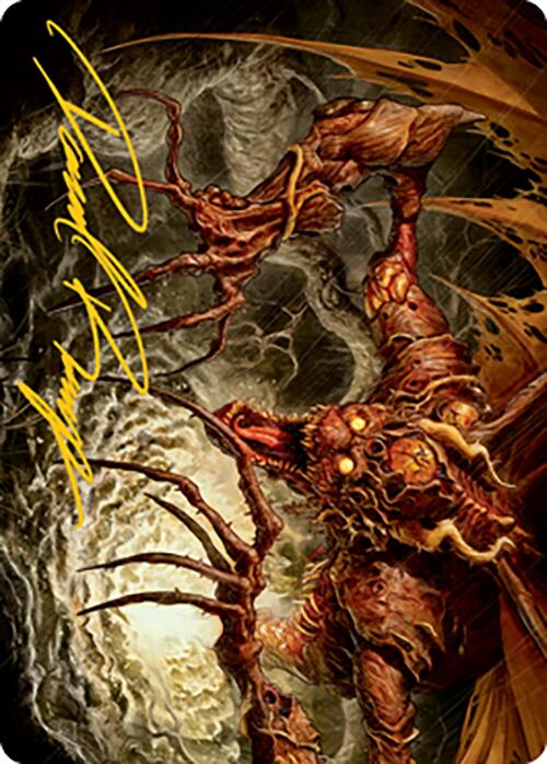 Archfiend of Sorrows Art Card (Gold-Stamped Signature) [Modern Horizons 2 Art Series] (AMH2 26)