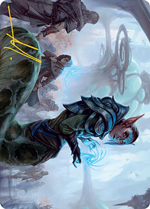 Lonis, Cryptozoologist Art Card (Gold-Stamped Signature) [Modern Horizons 2 Art Series] (AMH2 57)