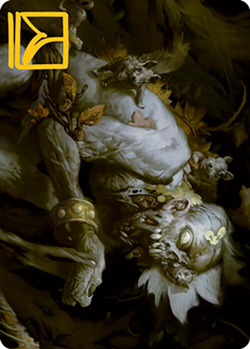Nested Shambler Art Card (Gold-Stamped Signature) [Modern Horizons 2 Art Series] (AMH2 32)