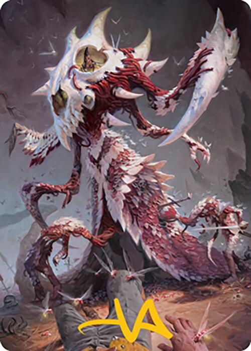 Grist, the Hunger Tide Art Card (56) (Gold-Stamped Signature) [Modern Horizons 2 Art Series] (AMH2 56)