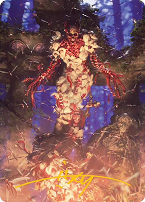 Grist, the Hunger Tide Art Card (55) (Gold-Stamped Signature) [Modern Horizons 2 Art Series] (AMH2 55)