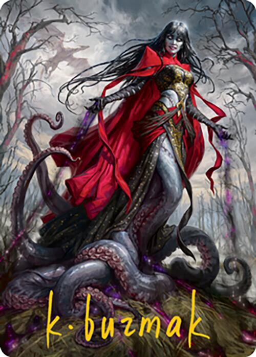 Geyadrone Dihada Art Card (54) (Gold-Stamped Signature) [Modern Horizons 2 Art Series] (AMH2 54)