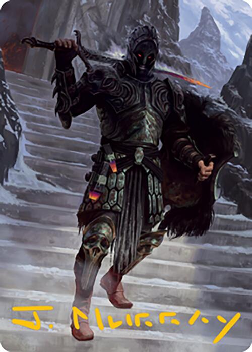 Dakkon, Shadow Slayer Art Card (49) (Gold-Stamped Signature) [Modern Horizons 2 Art Series] (AMH2 49)