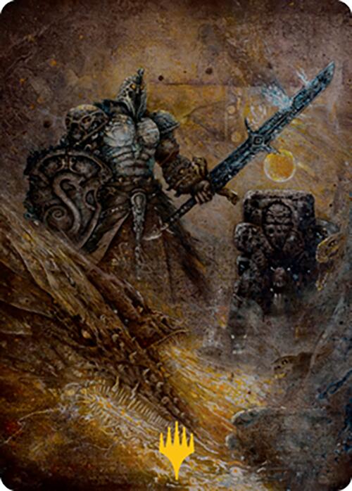 Dakkon, Shadow Slayer Art Card (48) (Gold-Stamped Signature) [Modern Horizons 2 Art Series] (AMH2 48)