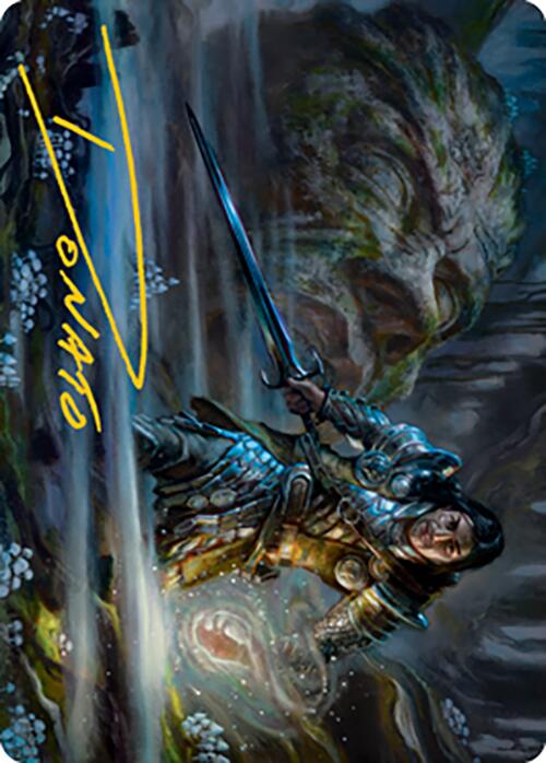 Carth the Lion Art Card (Gold-Stamped Signature) [Modern Horizons 2 Art Series] (AMH2 47)