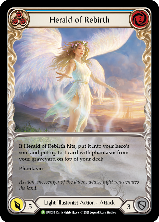 Herald of Rebirth [FAB034] (Promo)  Cold Foil