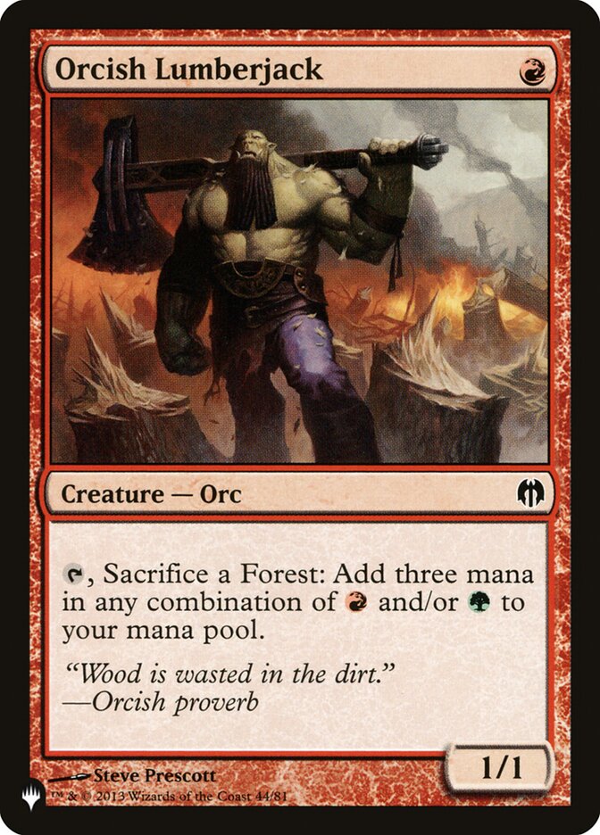 Orcish Lumberjack [The List] (LDDL 44)
