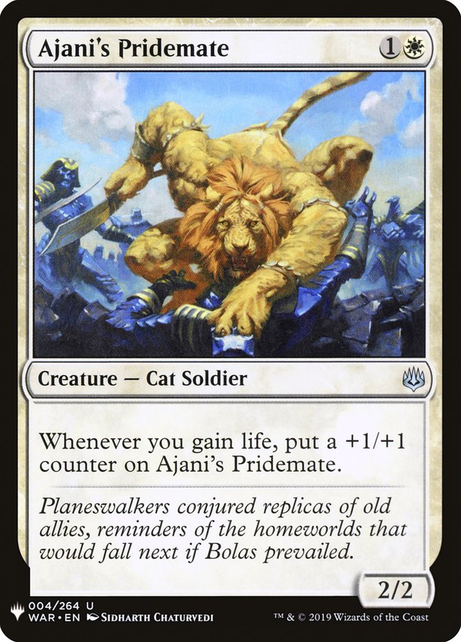 Ajani's Pridemate [Mystery Booster] (MB1 14)