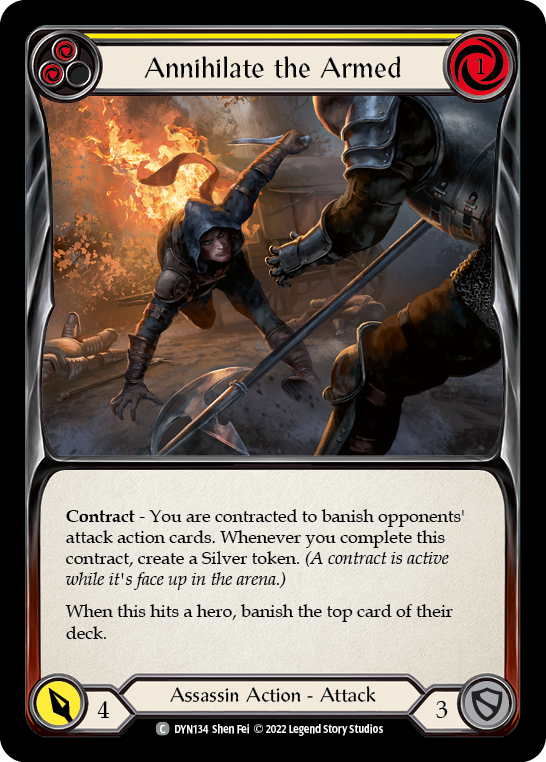 Annihilate the Armed [DYN134] (Dynasty)  Rainbow Foil