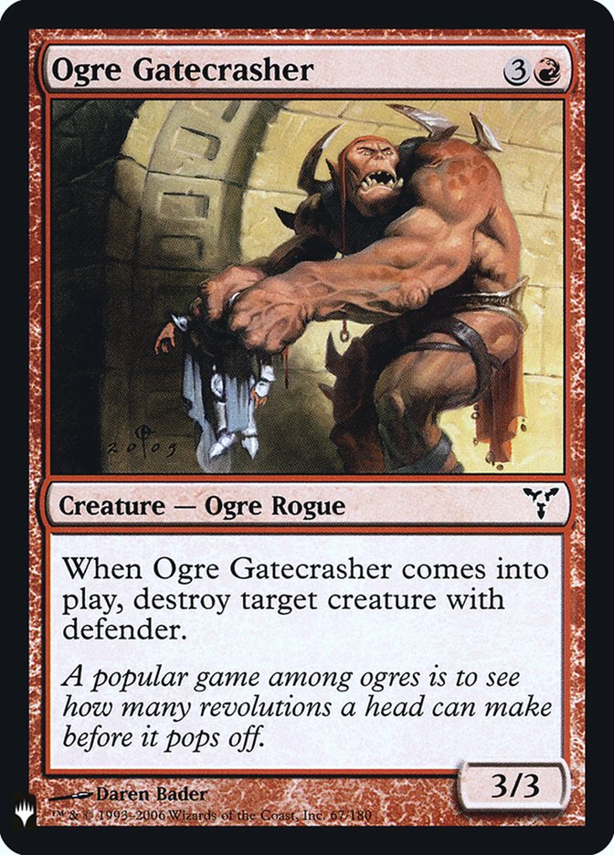 Ogre Gatecrasher [Mystery Booster] (FMB1 56)