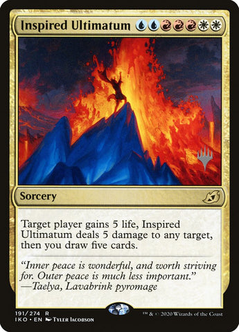 Inspired Ultimatum (Promo Pack) [Ikoria: Lair of Behemoths Promos] (PIKO 191P)