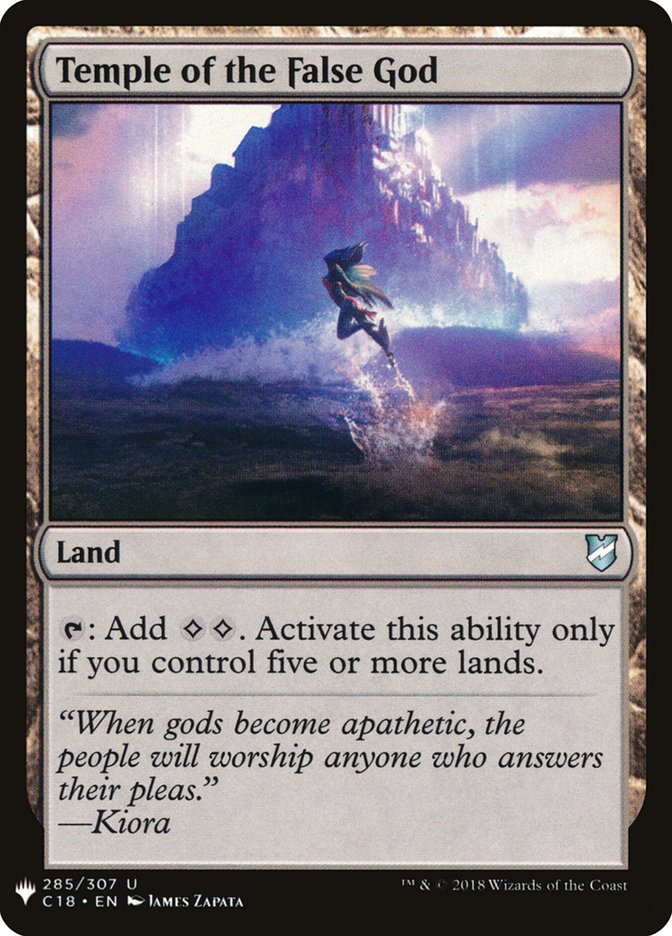 Temple of the False God [Mystery Booster] (MB1 1691)