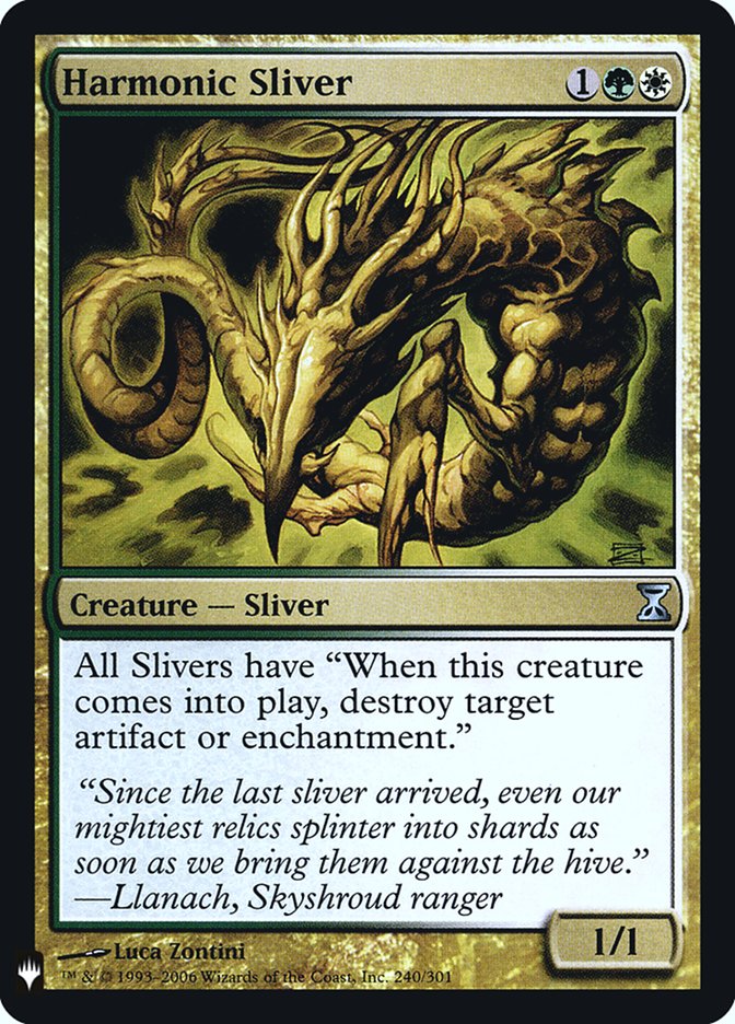 Harmonic Sliver [Mystery Booster] (FMB1 86)