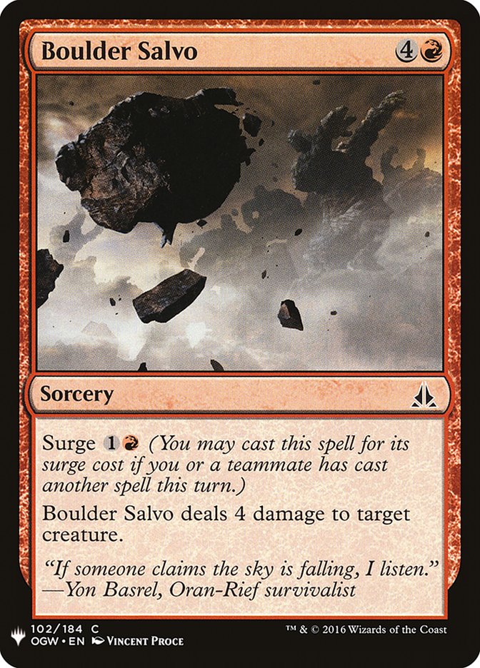 Boulder Salvo [Mystery Booster] (MB1 870)