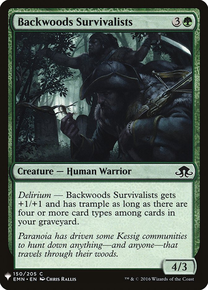 Backwoods Survivalists [Mystery Booster] (MB1 1128)