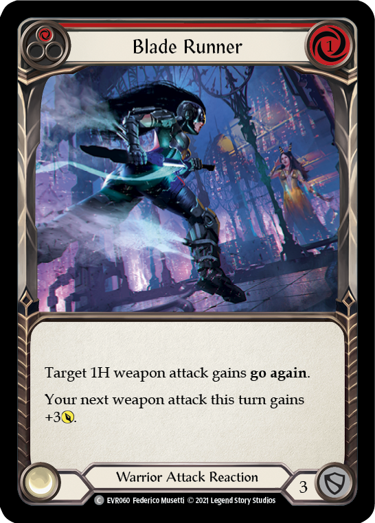 Blade Runner (Red) [EVR060] 1st Edition Rainbow Foil