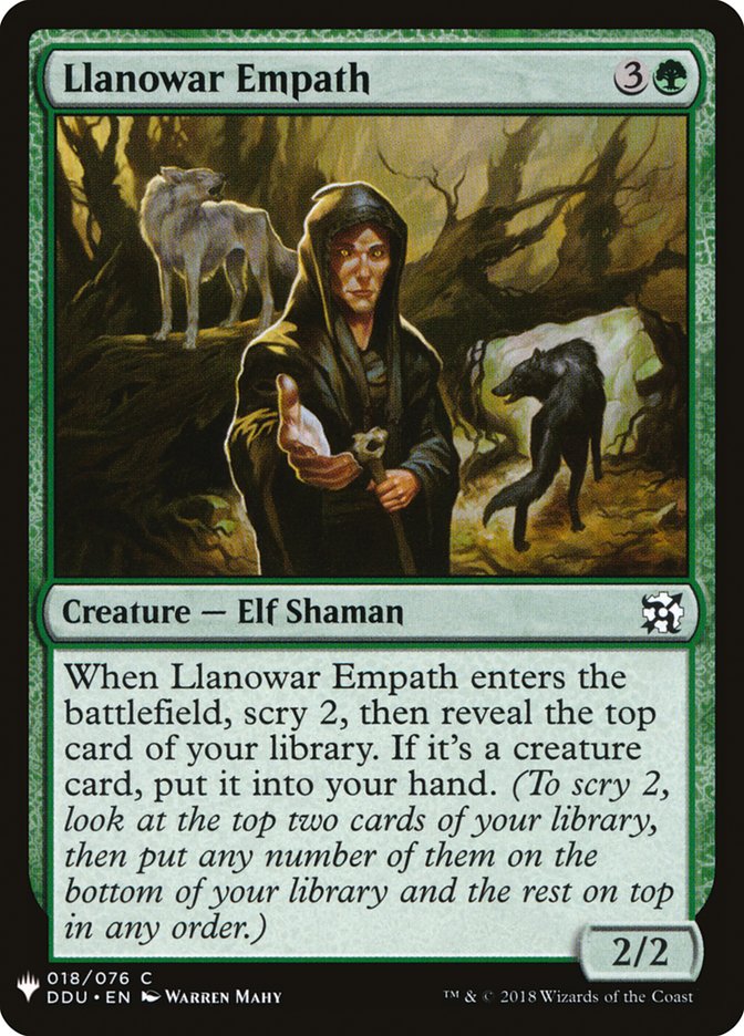 Llanowar Empath [Mystery Booster] (MB1 1263)
