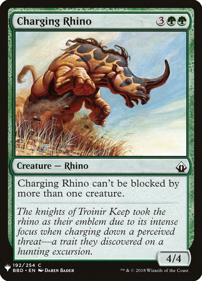 Charging Rhino [Mystery Booster] (MB1 1160)