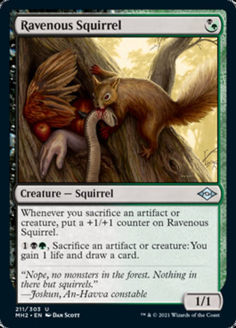 Ravenous Squirrel [Modern Horizons 2] (MH2 211)