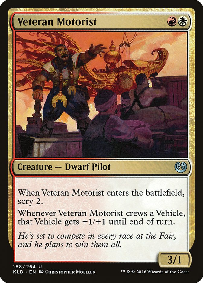 Veteran Motorist [Kaladesh] (KLD 188)