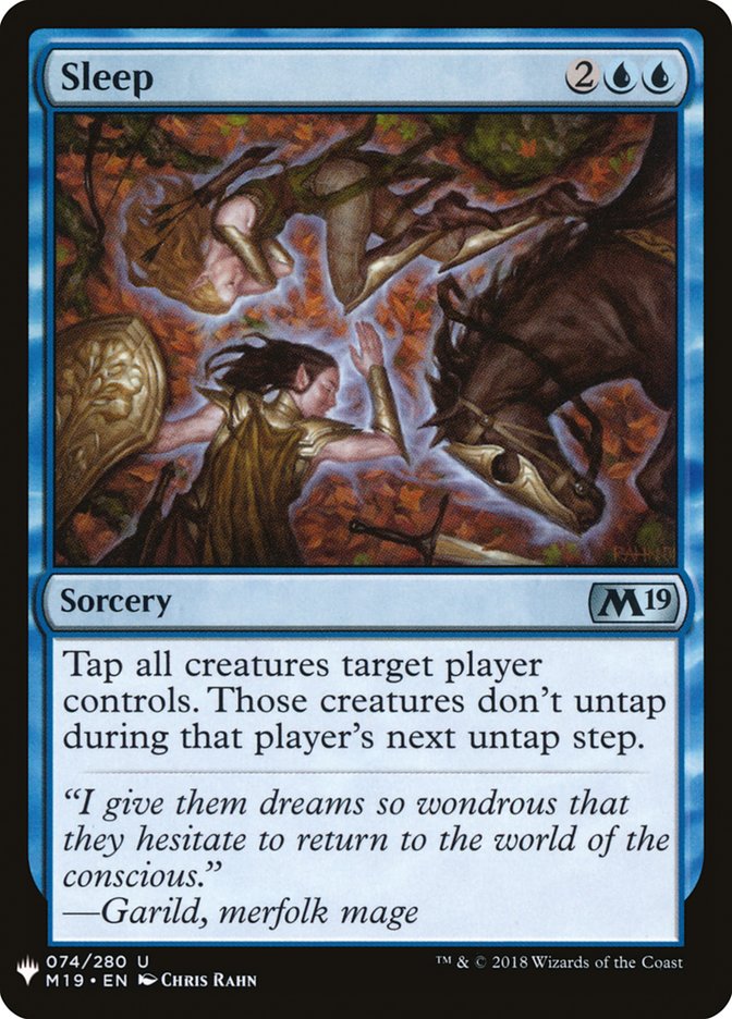 Sleep [Mystery Booster] (MB1 495)
