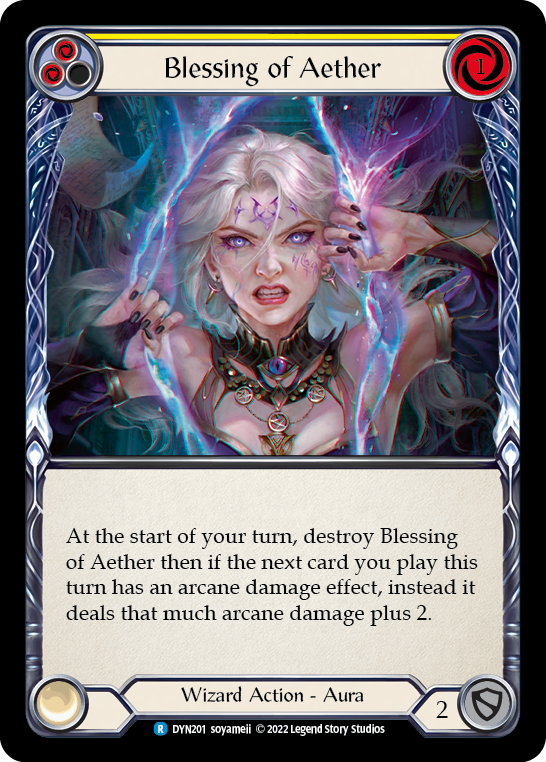 Blessing of Aether [DYN201] (Dynasty)  Rainbow Foil