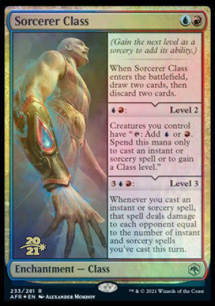 Sorcerer Class [Dungeons & Dragons: Adventures in the Forgotten Realms Prerelease Promos] (PAFR 233)