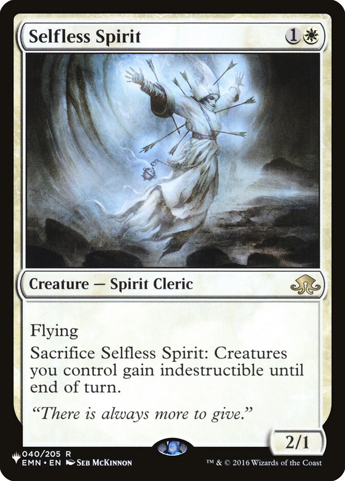 Selfless Spirit [The List] (LEMN 40)