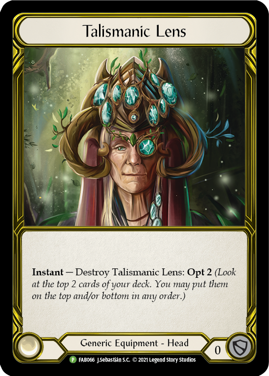 Talismanic Lens [FAB066] (Promo)  Cold Foil