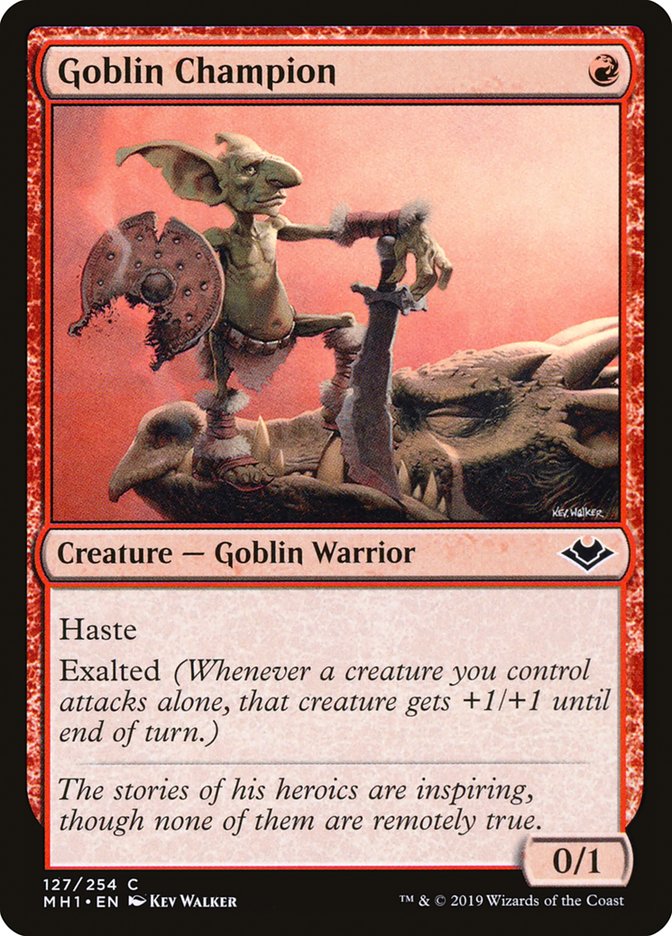 Goblin Champion [Modern Horizons] (MH1 127)