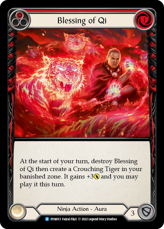 Blessing of Qi [DYN053] (Dynasty)  Rainbow Foil