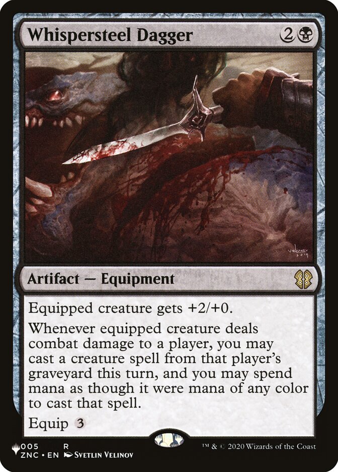 Whispersteel Dagger [The List] (LZNC 5)
