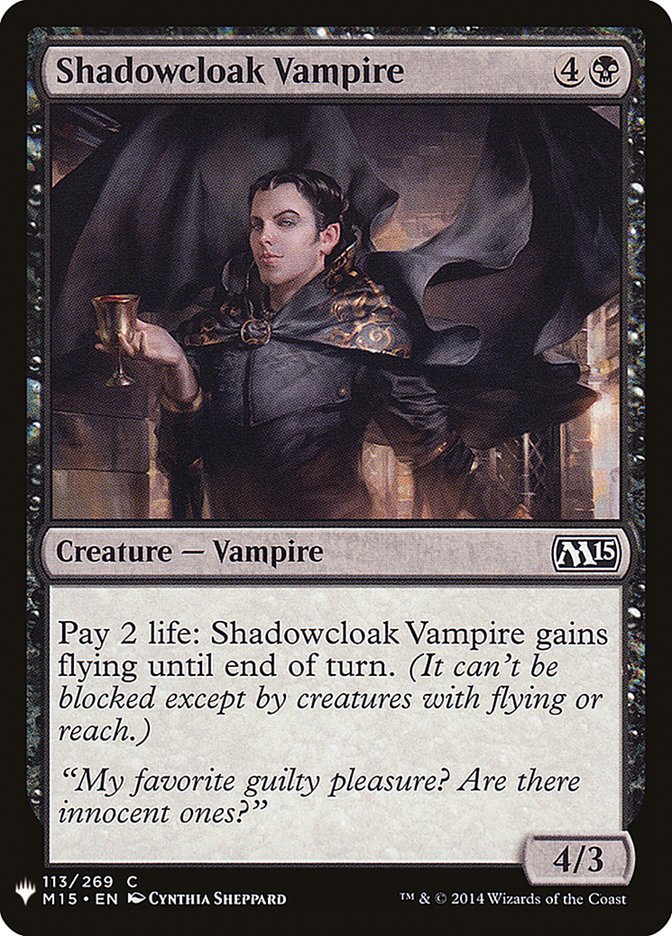 Shadowcloak Vampire [Mystery Booster] (MB1 768)